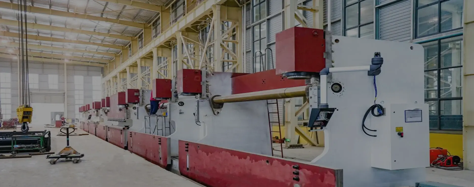 정지 손가락에 프레스 브레이크의 응용